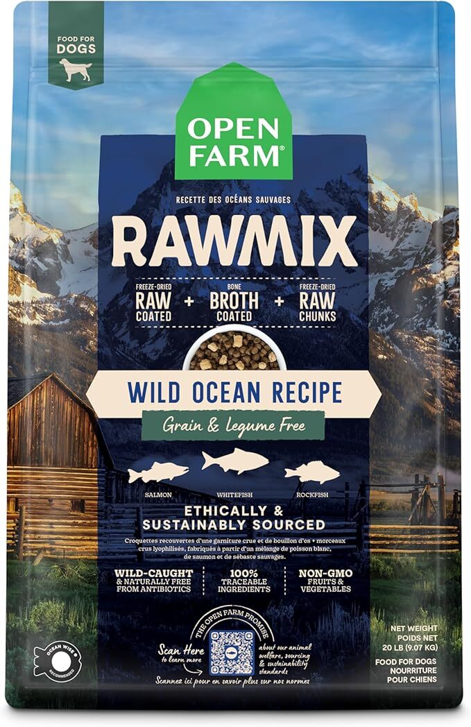 Open Farm RawMix Dog Food, Wild Ocean Recipe