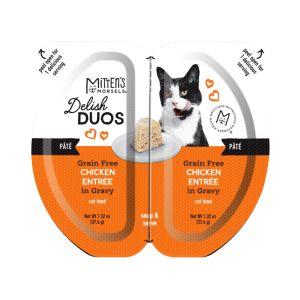 Mitten's Morsels Delish Duos Grain Free Pâté Wet Cat Food, 2.64 Ounces