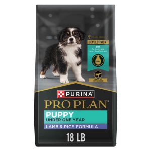 Purina Pro Plan Real Meat, High Protein Dry Puppy Food, Lamb & Rice Formula