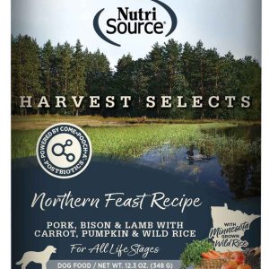 NutriSource Harvest Select Wet Dog Food, Northern Feast, 12.3 Ounces