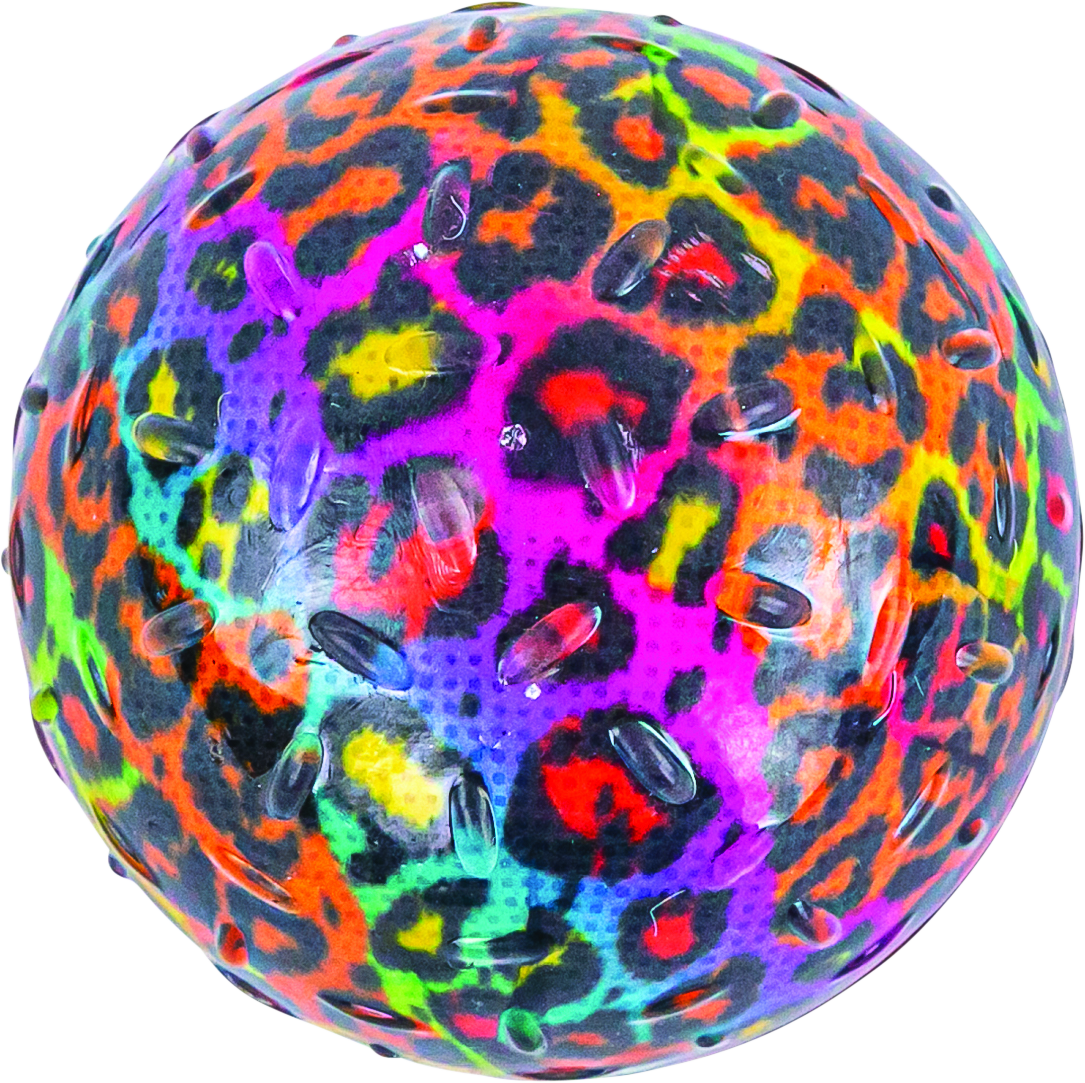 Play On Spring/Summer Dog Toy TPR Bone Leopard