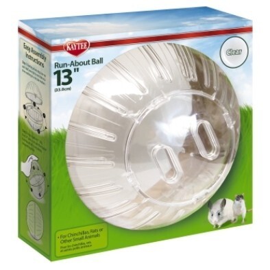 Kaytee Run-About Hamster/Gerbil Ball, Clear - Image 3