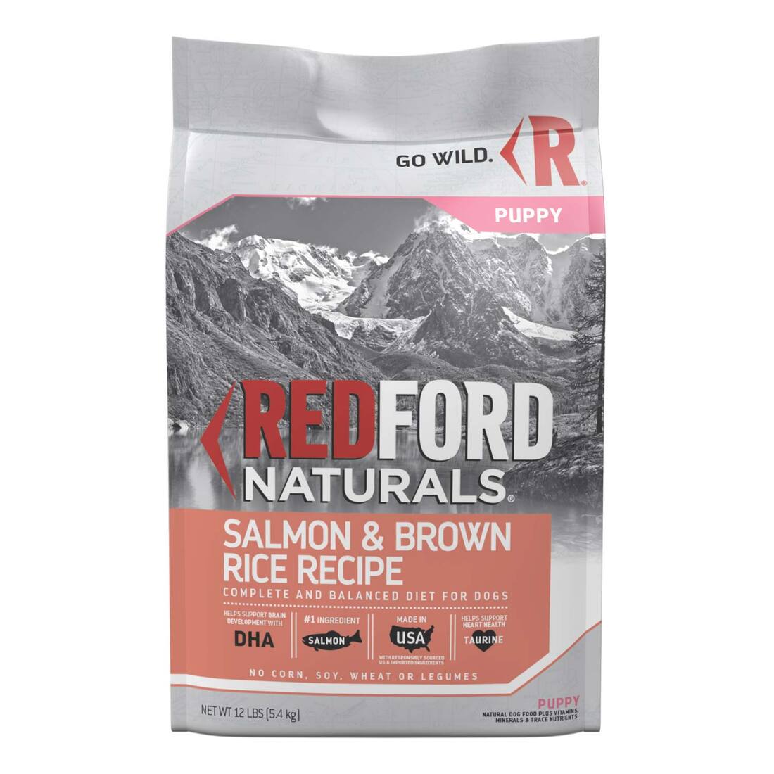 Redford Naturals Puppy Salmon & Brown Rice Recipe Dog Food