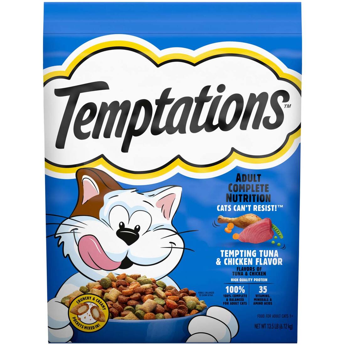 Temptations Tempting Tuna & Chicken Flavor Adult Dry Cat Food - Image 2