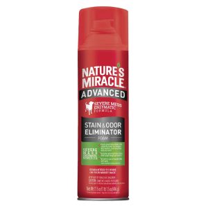 Nature's Miracle Advanced Dog Stain & Odor Eliminator Foam, 17.5 Ounces