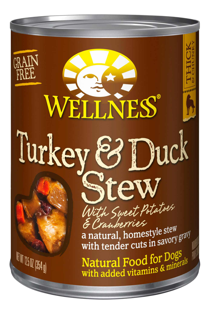 Wellness Thick & Chunky Natural Grain Free Canned Dog Food - Image 2