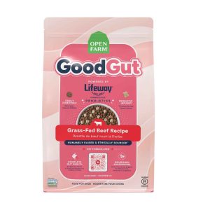 Open Farm GoodGut Grass-Fed Beef Dry Dog Food, 3.5 Pounds