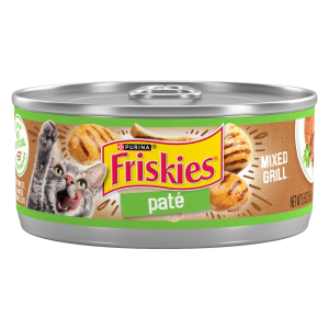 Purina Friskies Pate Wet Cat Food, Mixed Grill - 5.5 Ounce Can