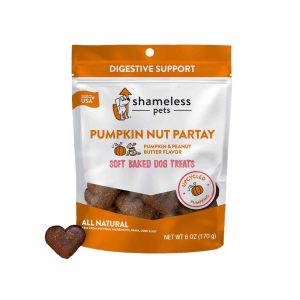 Shameless Pets Pumpkin Nut Partay Dog Treats, 6 Ounces