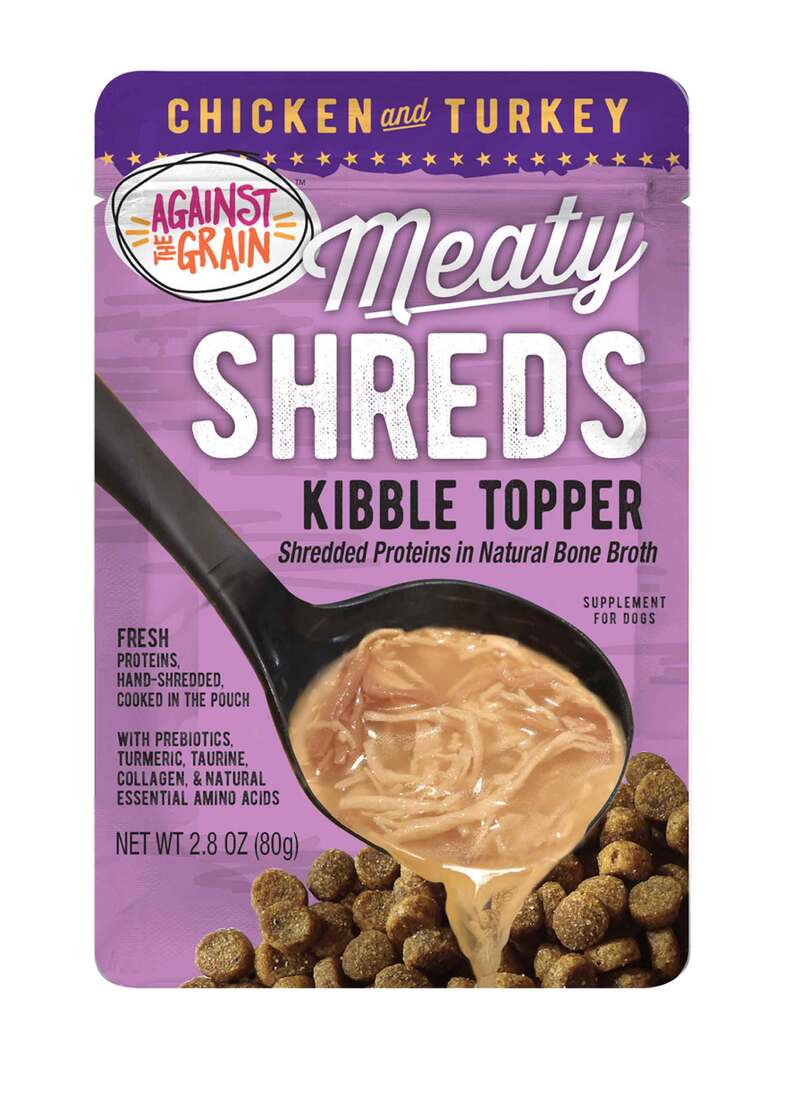 Against The Grain Meaty Shreds Dog Kibble Topper - Image 2