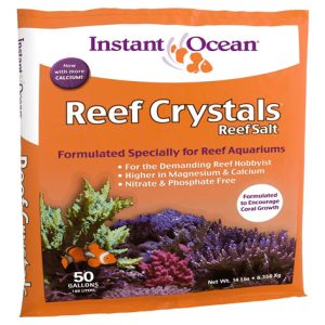 Instant Ocean Reef Crystal Sea Salt Marine Mix, 50-Gallon