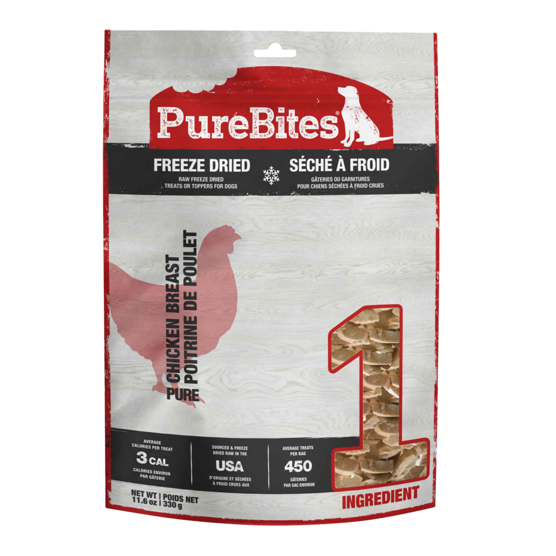 PureBites Chicken Breast Freeze-Dried Dog Treats
