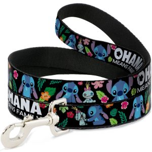 Buckle Down Lilo N Stitch Dog Leash, 6 Foot