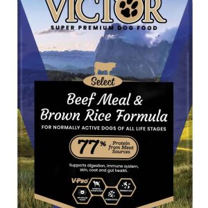 VICTOR Select Beef Meal & Brown Rice Formula, Dry Dog Food, 40 Pounds