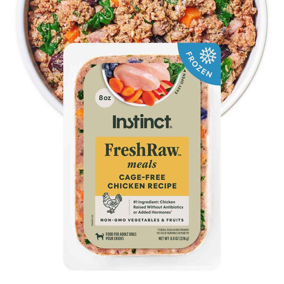 Instinct FreshRaw Meals Cage-Free Chicken Recipe Dog Food - Image 2