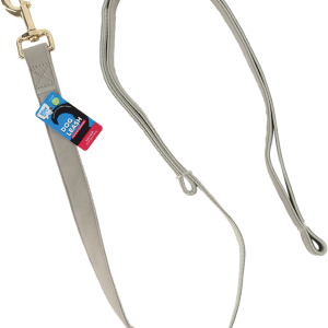 Play On Velvet Dog Leash, Grey