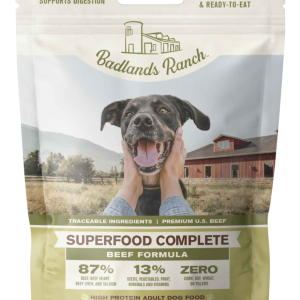 Badlands Ranch Superfood Complete Beef Dog Food