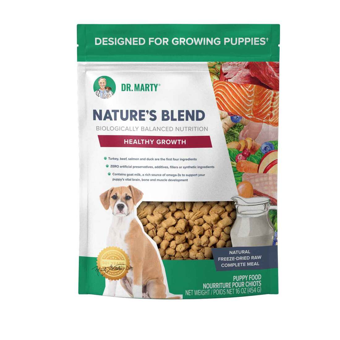 Dr. Marty Nature's Blend Premium Freeze-Dried Healthy Growth Puppy Food - Image 3