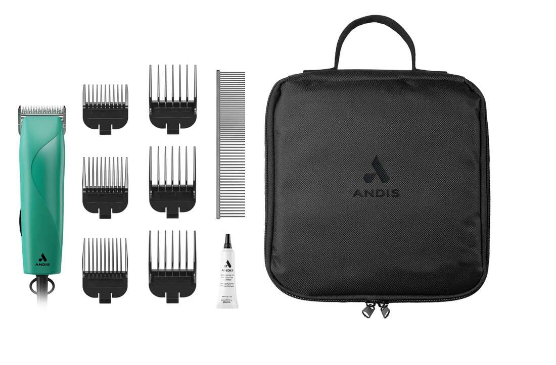 Andis Easy Clip Groom Kit, Teal