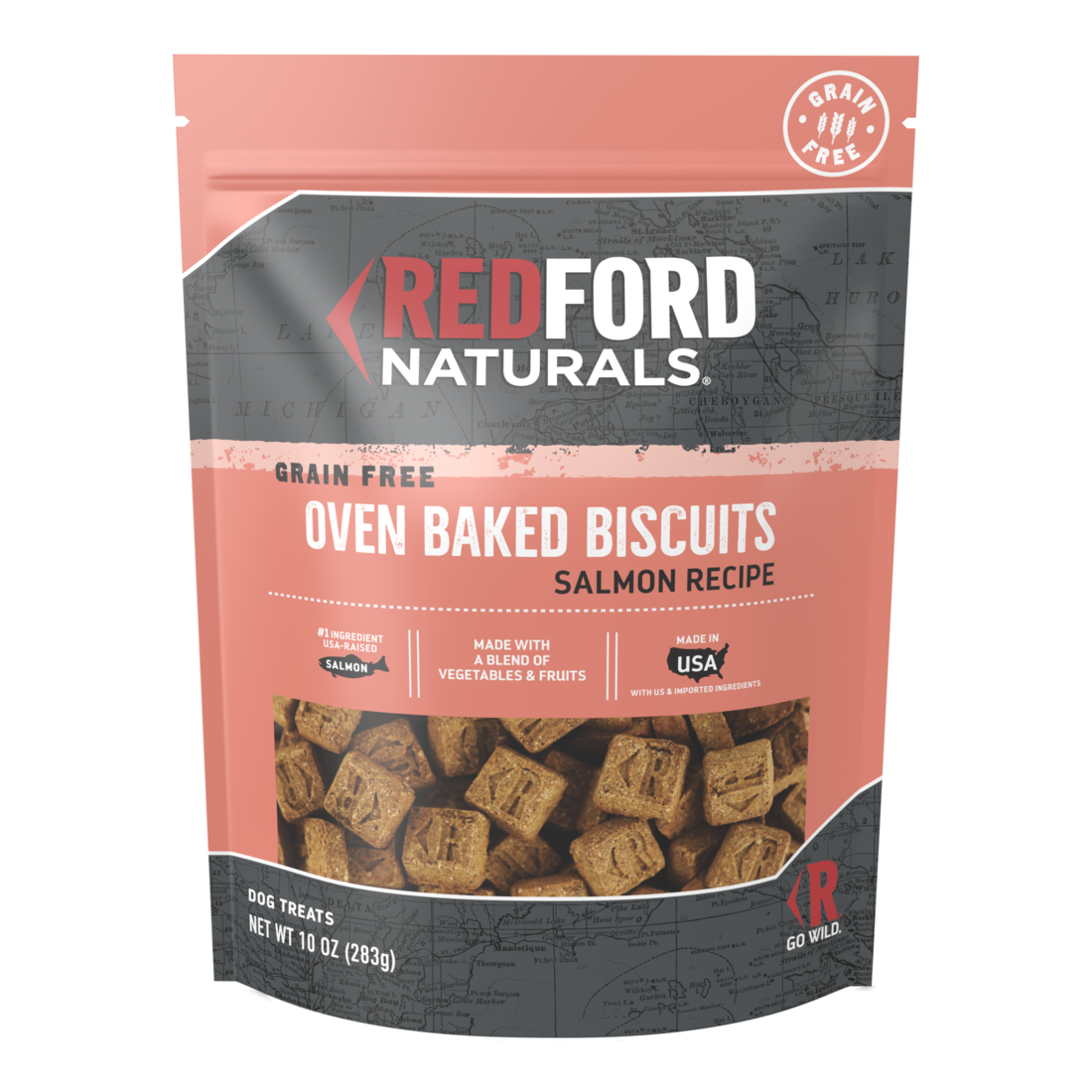 Redford Naturals Grain Free Salmon Recipe Biscuits Dog Treat