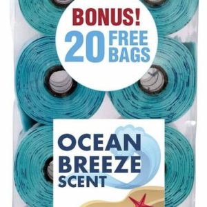 Bags On Board Scented Ocean Breeze Refill Pack, 140 Bags