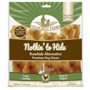 Fieldcrest Farms Dog Treat Nothin To Hide Chicken Flip Chips, 1 Each