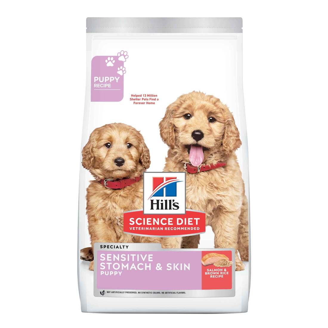 Science Diet Puppy Sensitive Skin and Stomach Dry Dog Food, Salmon and Brown Rice