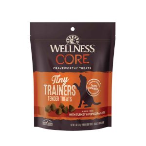 Wellness CORE Tiny Trainers Tender Treats, Grain Free, Turkey & Pomegranate, 6 Ounce Bag