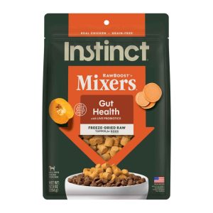 Instinct Raw Boost Mixers Gut Health Freeze-Dried Dog Food Topper, 12.5 Ounce Bag