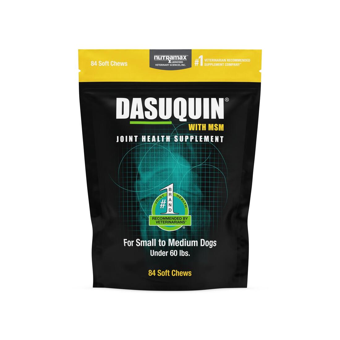 Nutramax Dasuquin Joint Health Supplement for Small to Medium Dogs, 84 Soft Chews