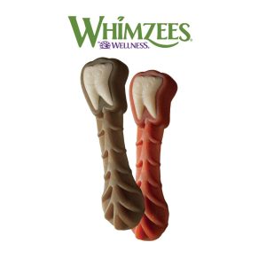 WHIMZEES by Wellness BRUSHZEES Medium Breed Dental Dog Treat, 1 Count