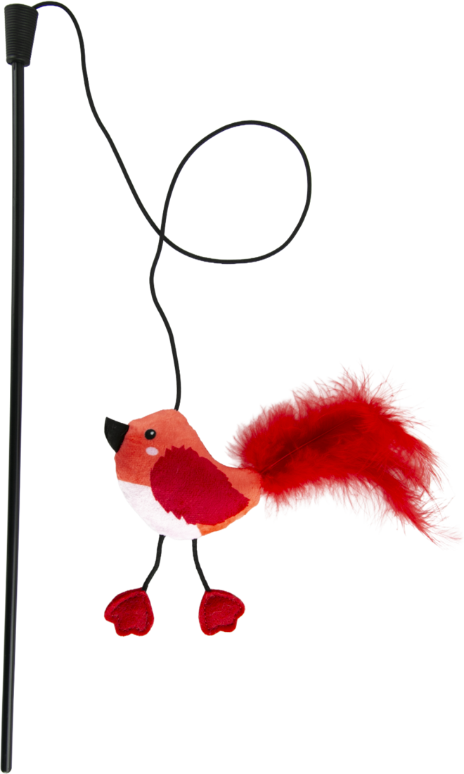 Play On Cardinal Teaser Cat Toy
