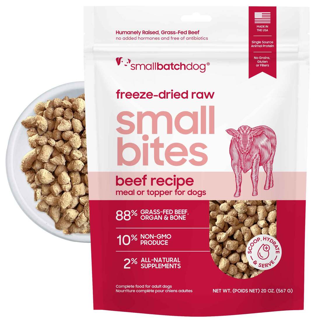 Smallbatch Small Bites Freeze Dried Raw Dog Food - Image 2