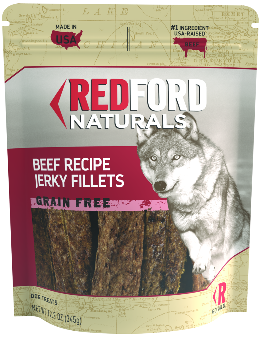 Redford Naturals Adult Grain Free Jerky Fillets Dog Treat, Beef Recipe - Image 2