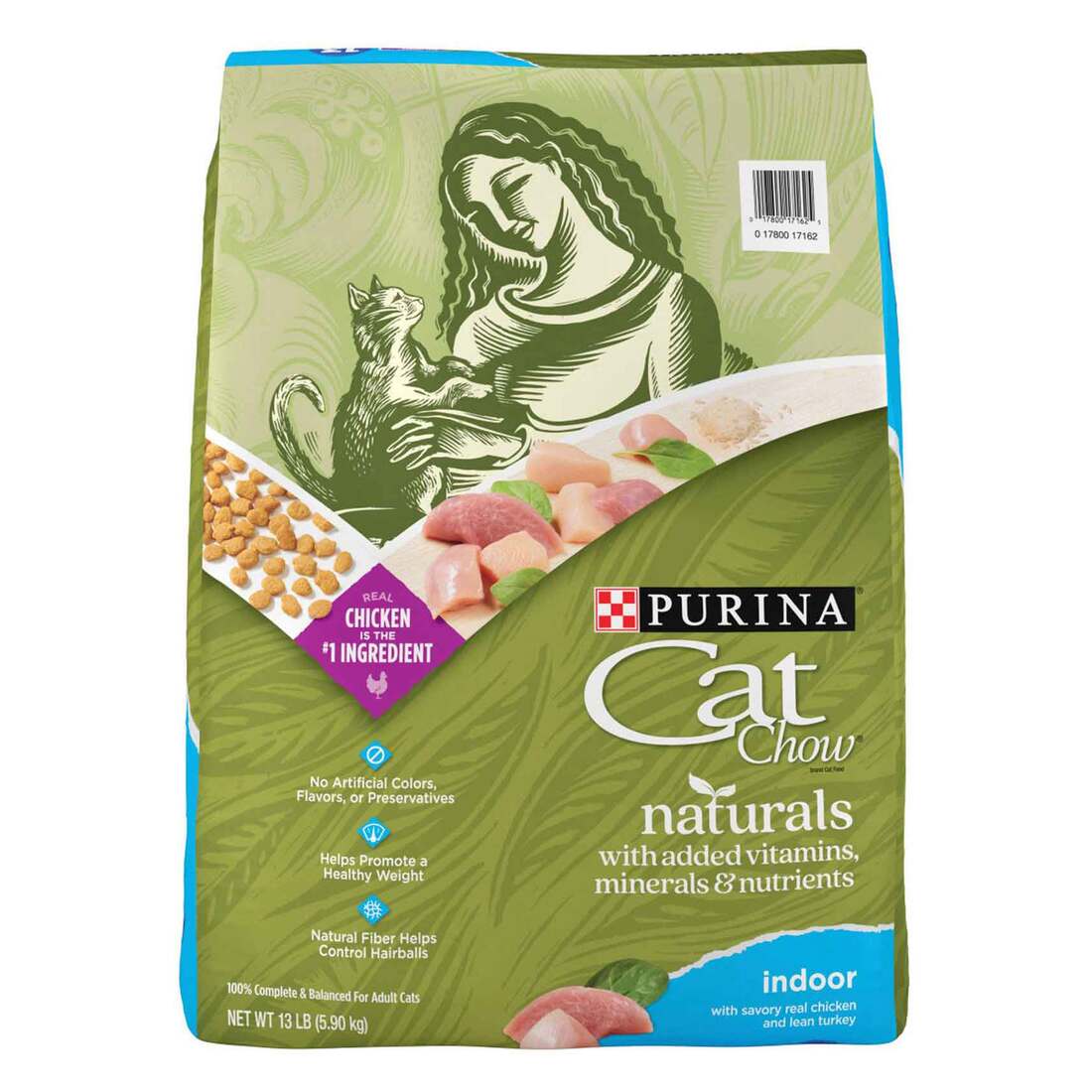 Purina Cat Chow Naturals Plus Vitamins & Minerals Cat Food, Indoor - Image 2