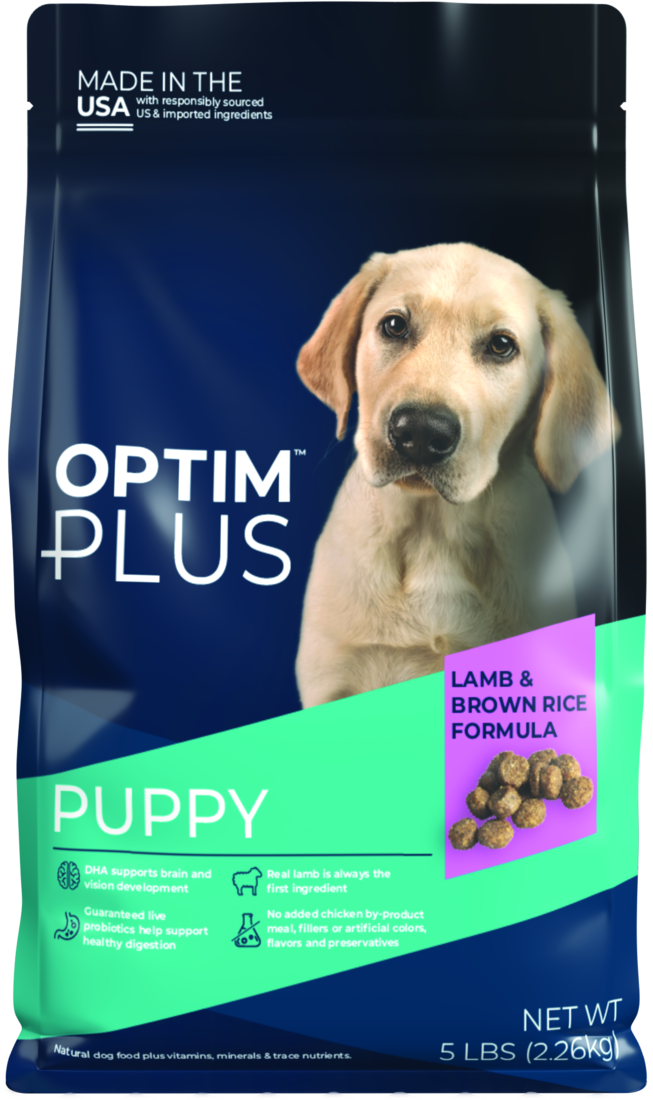 OptimPlus Puppy Lamb & Brown Rice Formula Dry Dog Food - Image 2