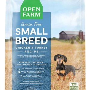 Open Farm Small Breed Grain Free Recipe Dry Dog Food, Chicken & Turkey Recipe, 4 Pounds