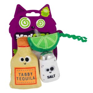 Mad Cat Tabby Tequila Cat Toy, 3 Count