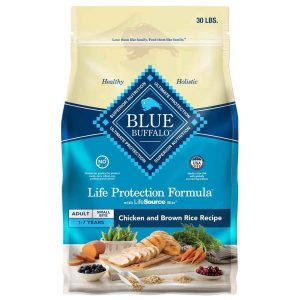 Blue Buffalo Life Protection Formula Natural Adult Small Bite Dry Dog Food, Chicken and Brown Rice