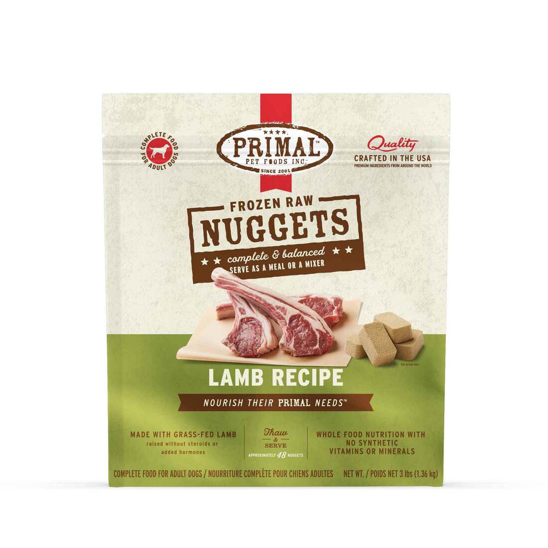 Primal Pet Foods Canine Frozen Lamb Formula - Not Available for Delivery - Image 2