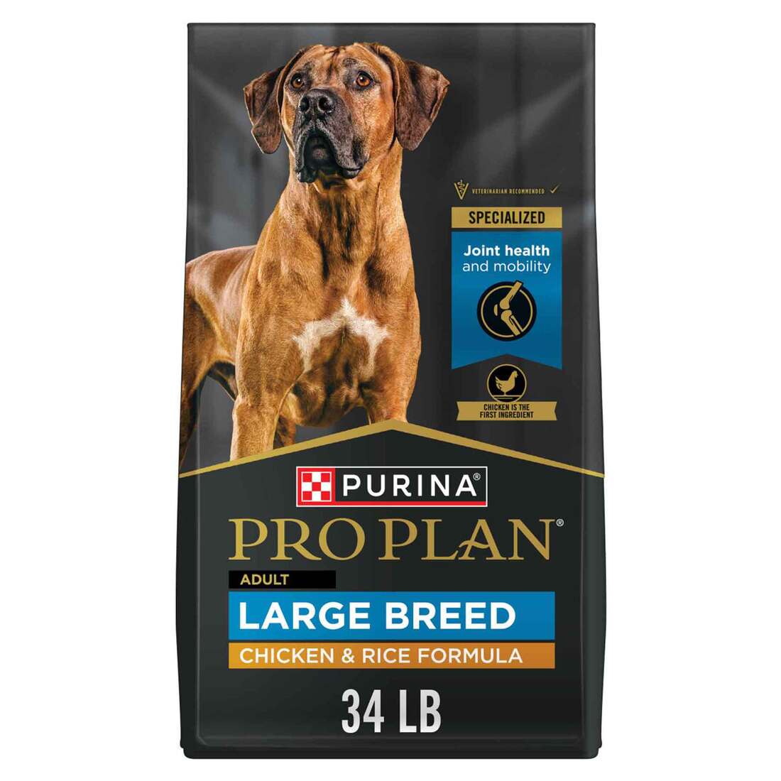 Purina Pro Plan High Protein, Digestive Health Large Breed Dry Dog Food, Chicken & Rice Formula - Image 2
