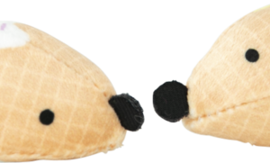 Play On Plush Ice Cream Plush Mice, 2 Pack