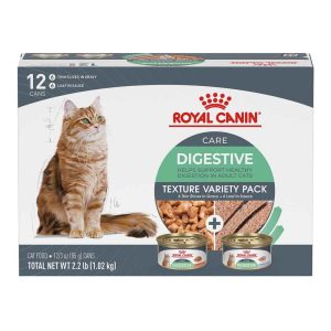 Royal Canin® Feline Care Nutrition Digestive Care Wet Cat Food, Variety Pack, 12 Pack, 3 Ounce Cans