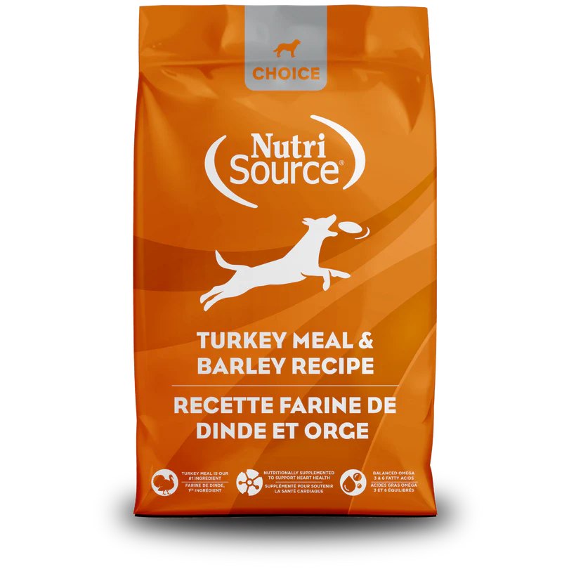Nutrisource Choice Turkey and Barley Dry Dog Food, 40 Pounds