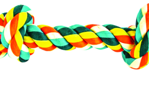 Play On Dog Toy Rope 4 Knot