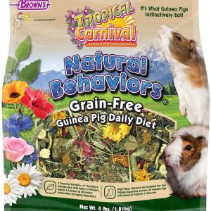 Brown's Tropical Carnival Natural Behaviors Small Animal Guinea Pig Food, 4 Pounds