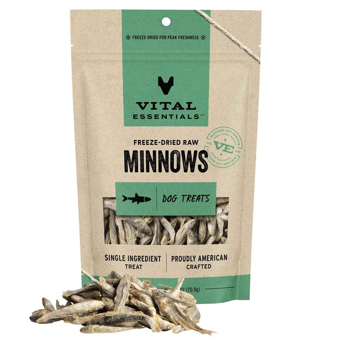 Vital Essentials Minnows Freeze-Dried Dog Treats - Image 2