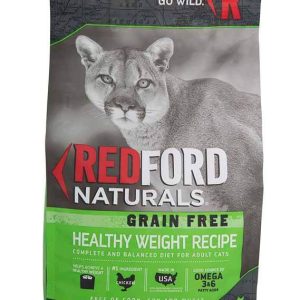 Redford Naturals Grain Free Healthy Weight Chicken Recipe Adult Cat Food, 4 Pounds