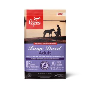 ORIJEN Large Breed Adult Dry Dog Food, Chicken, Turkey, Fish, 23.5 Pounds