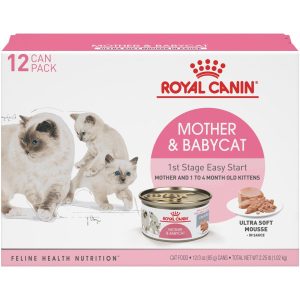 Royal Canin® Feline Care Nutrition™ Wet Cat Food, Mother & Babycat Ultra Soft Mousse in Sauce, 36 Ou